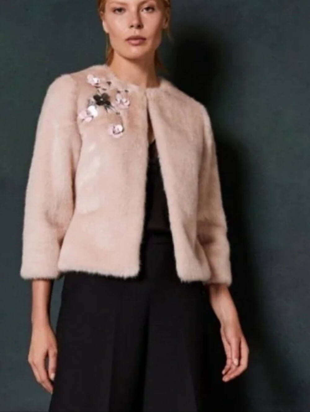 Ted Baker Kaatya Faux Fur Jacket